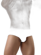3 Pack Men's Cotton Solid U-Shaped Pouch Briefs