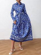 Women's Creative Versatile Lace-up Elegant Dress