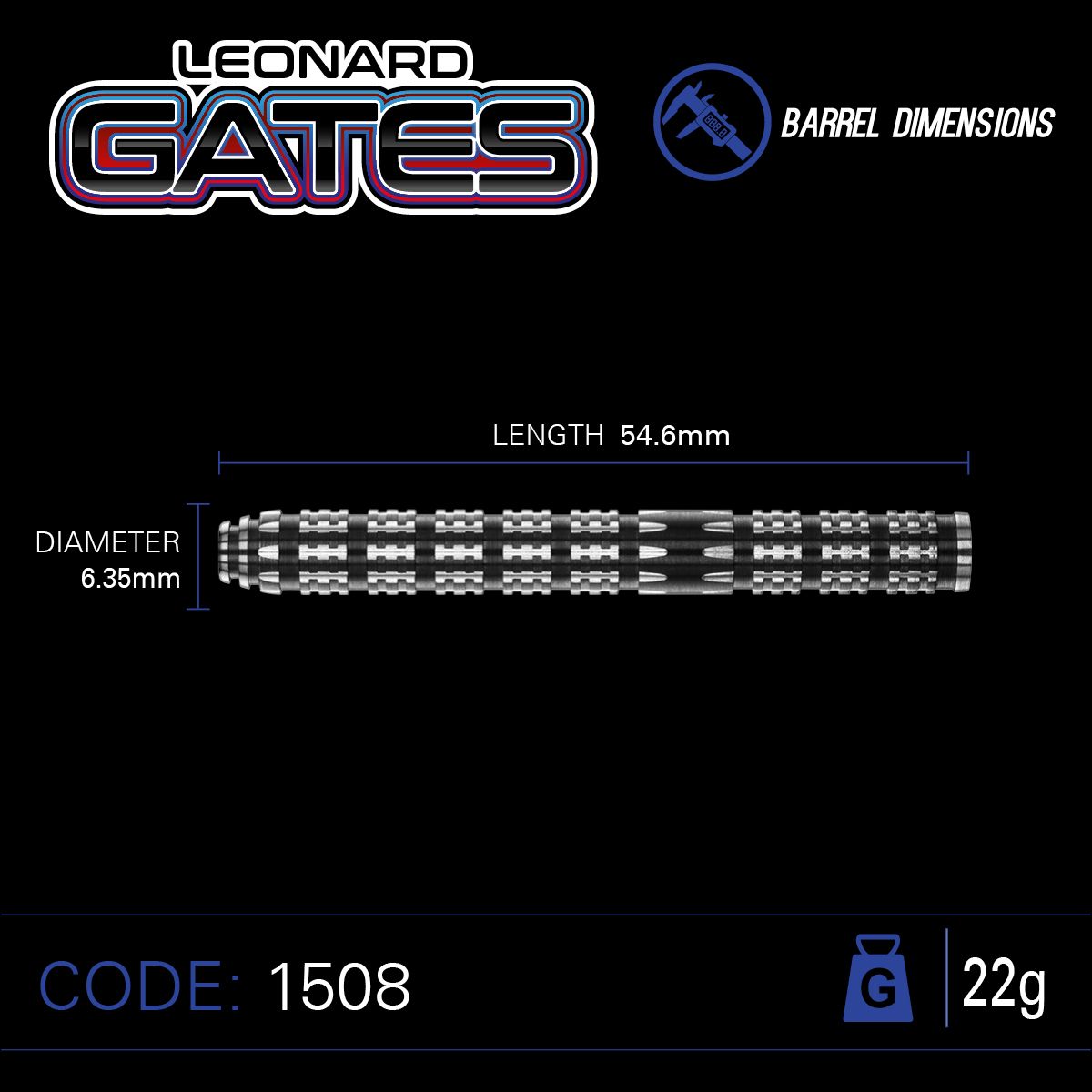 Winmau Leonard Gates 90%