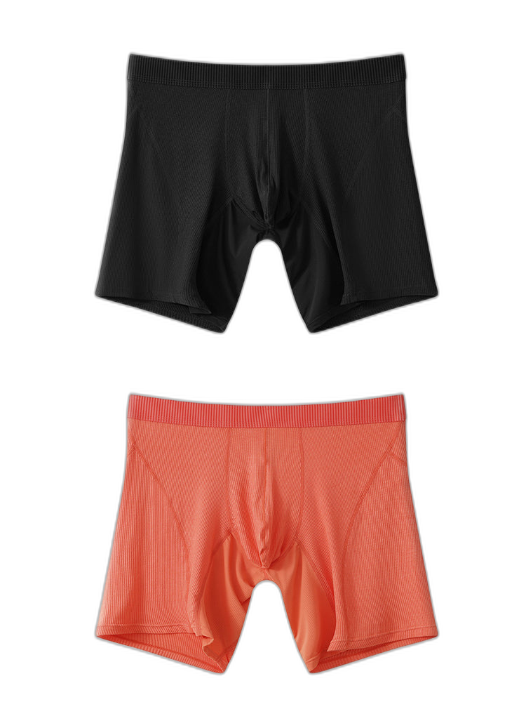 2 Pack Men’s Casual Ice Silk Midway Briefs
