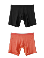2 Pack Men’s Casual Ice Silk Midway Briefs