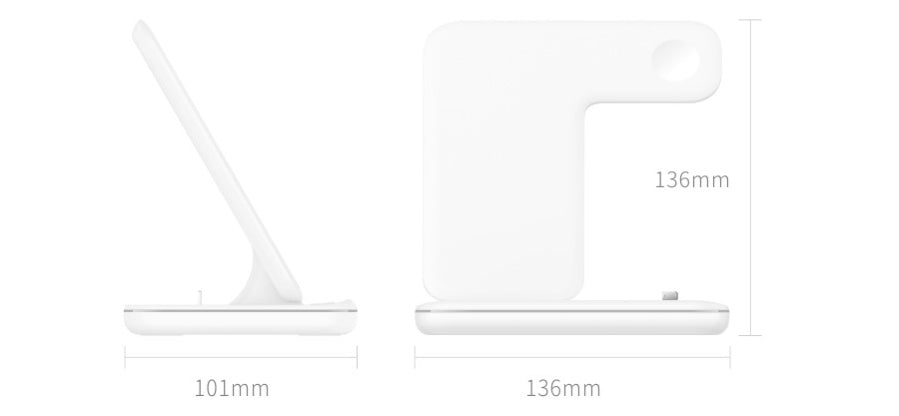 3-in-1 Wireless Charging Station - Fast Charge for iPhone, Apple Watch & AirPods | 15W Qi Charger Stand