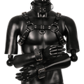 Harness, Cuff, Collar Bundle Black