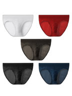 5 Pack Men’s Breathable Briefs In Mesh