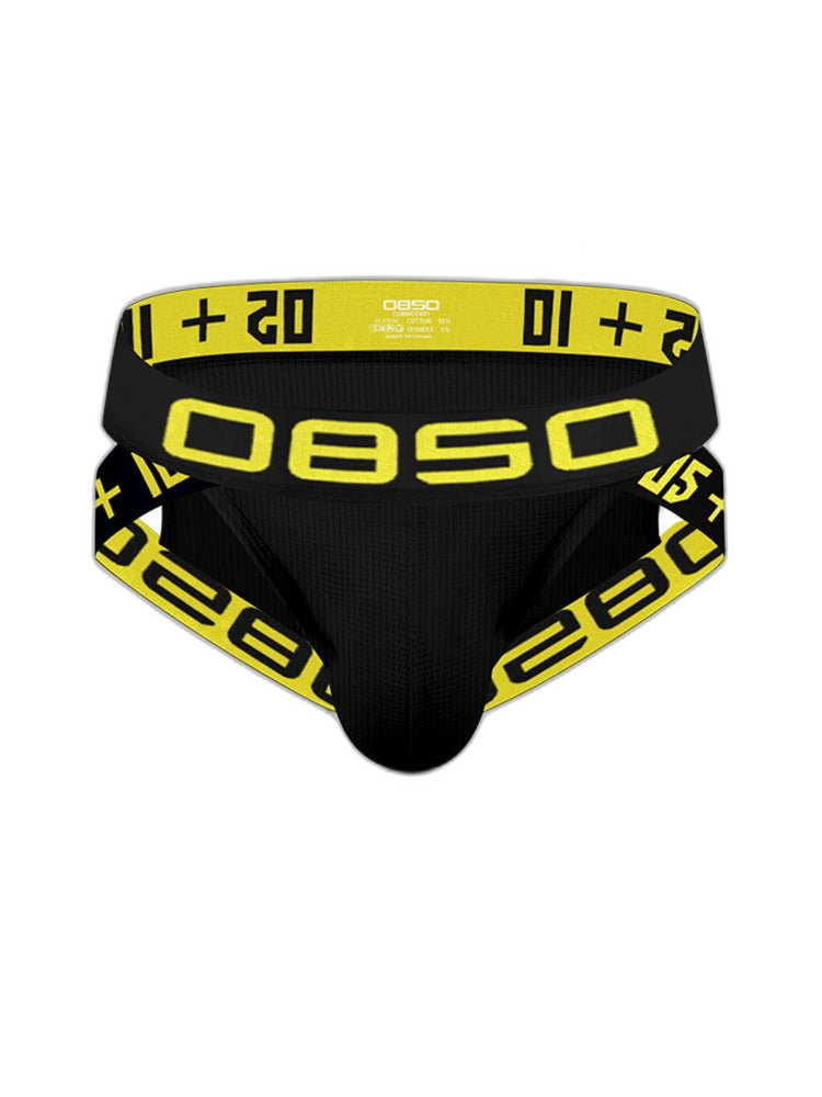 2 Pack Men's Breathable Personalized Low-Rise High-Elastic Briefs