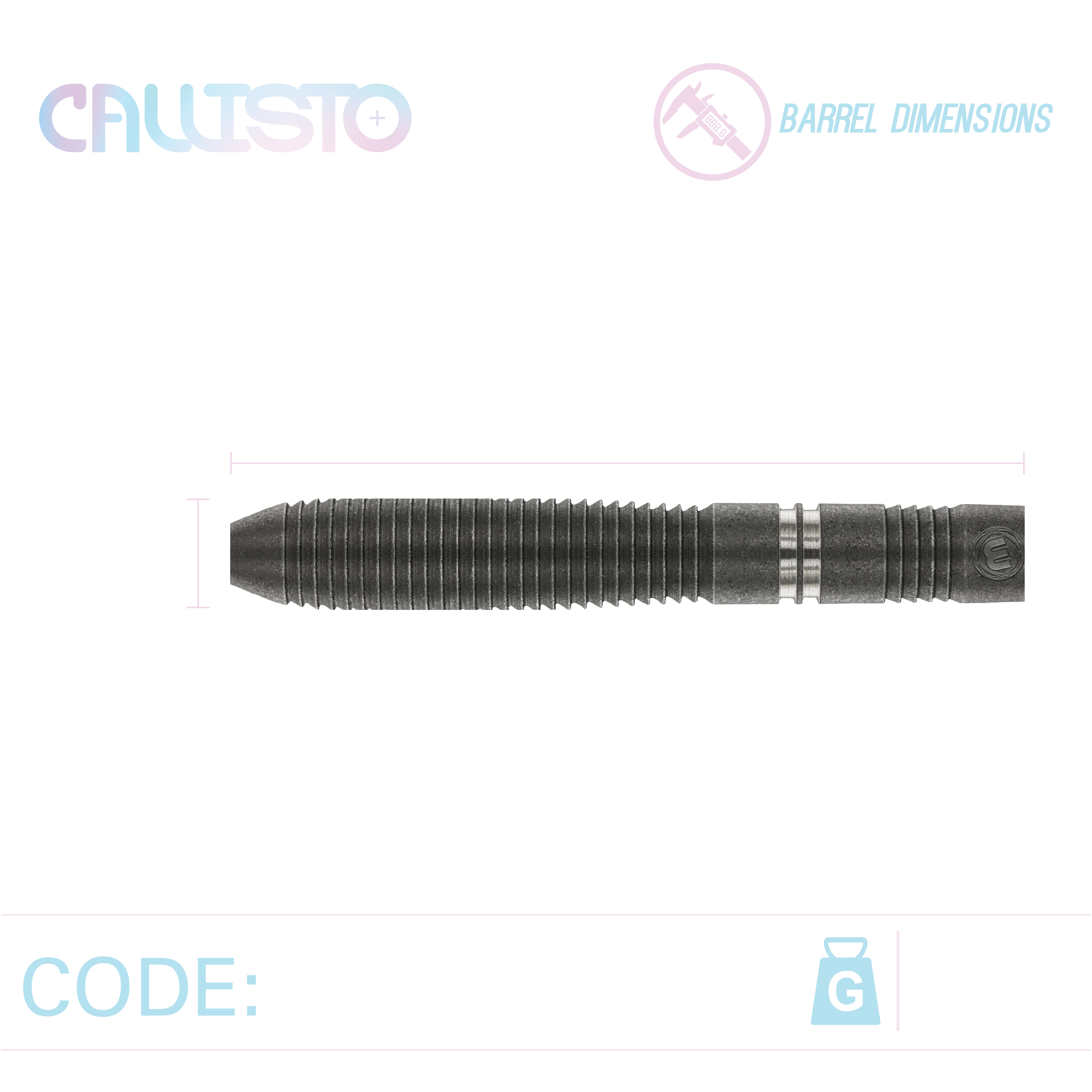 Winmau Callisto 2 90% Darts