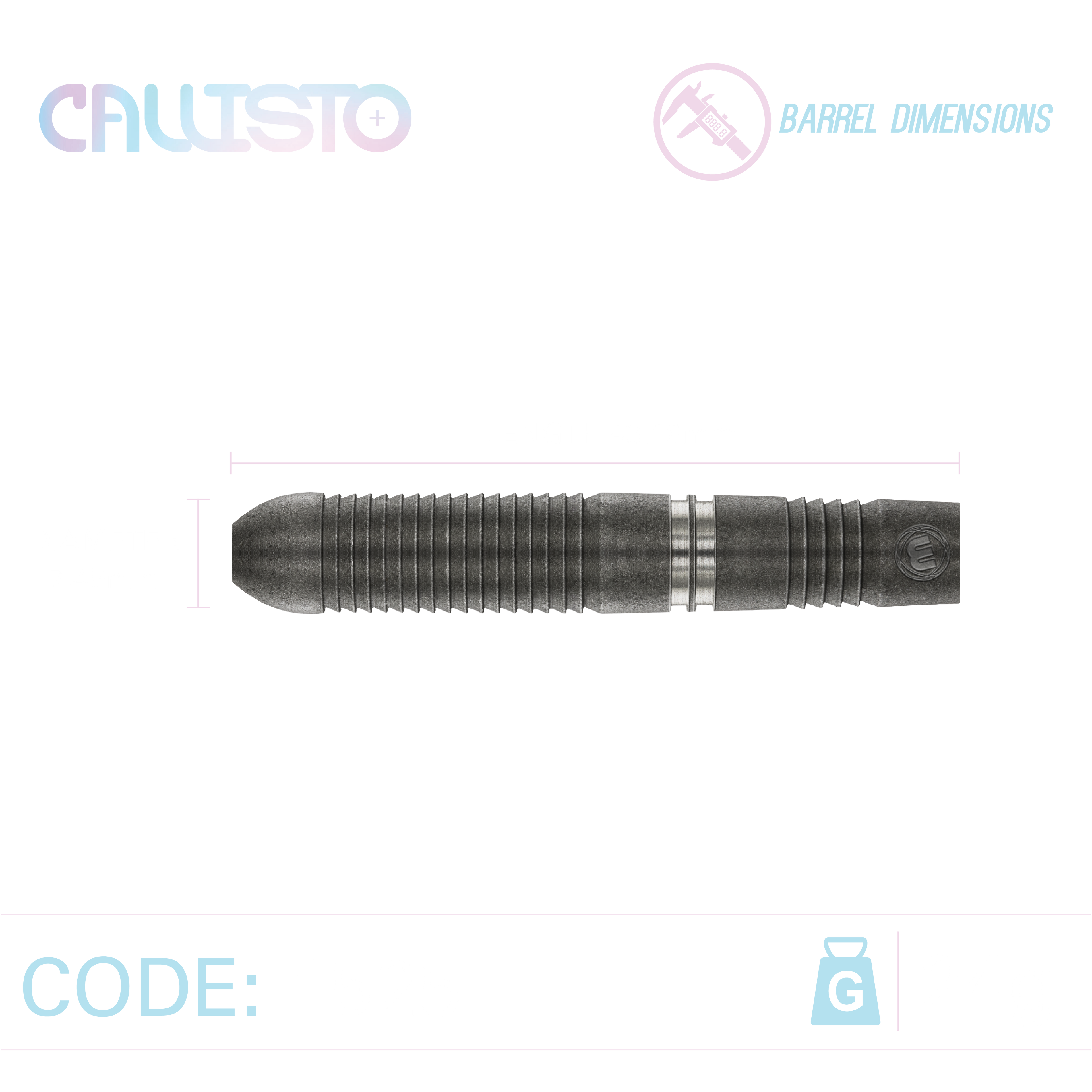 Winmau Callisto 3 90% Darts