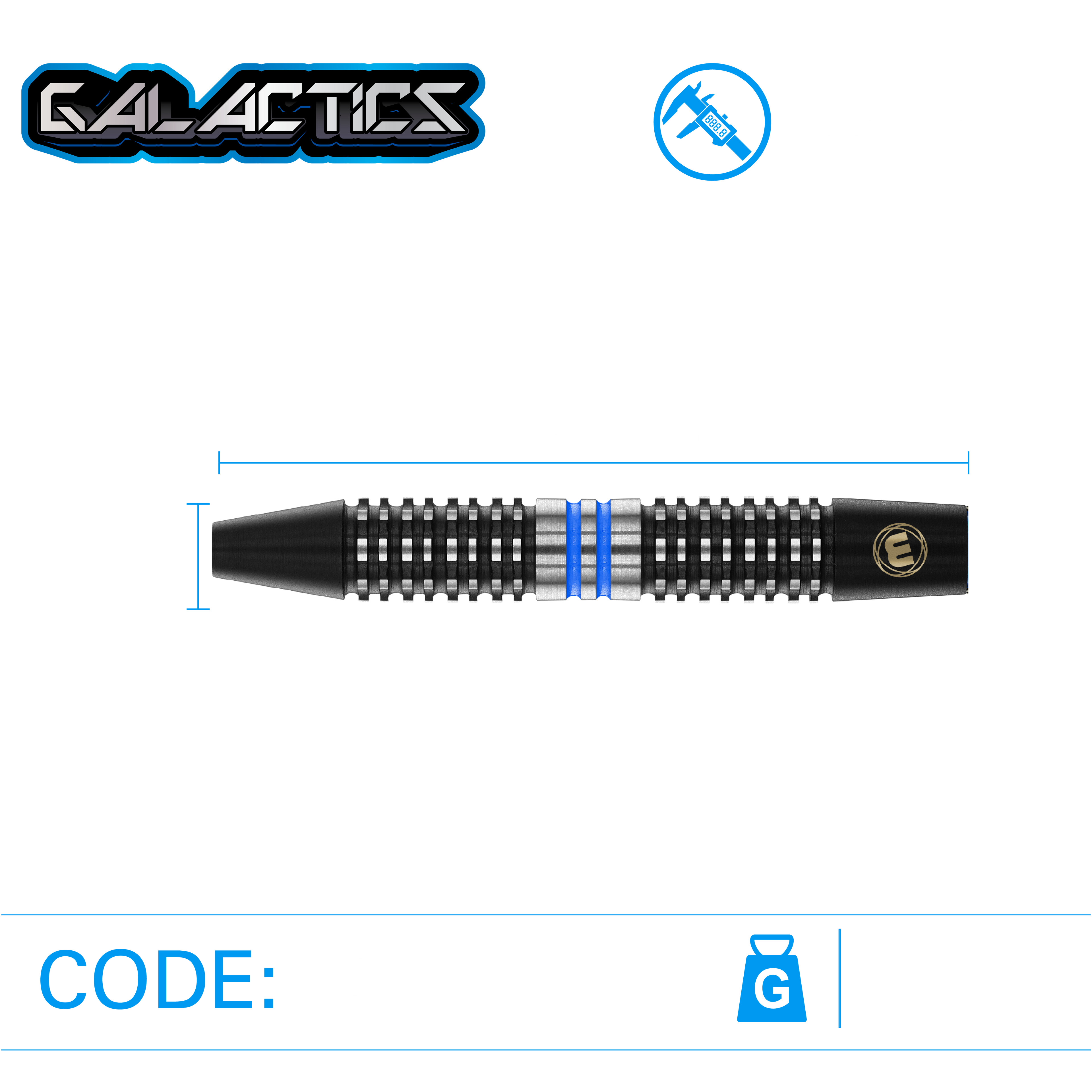 Winmau Galactics 90% Darts