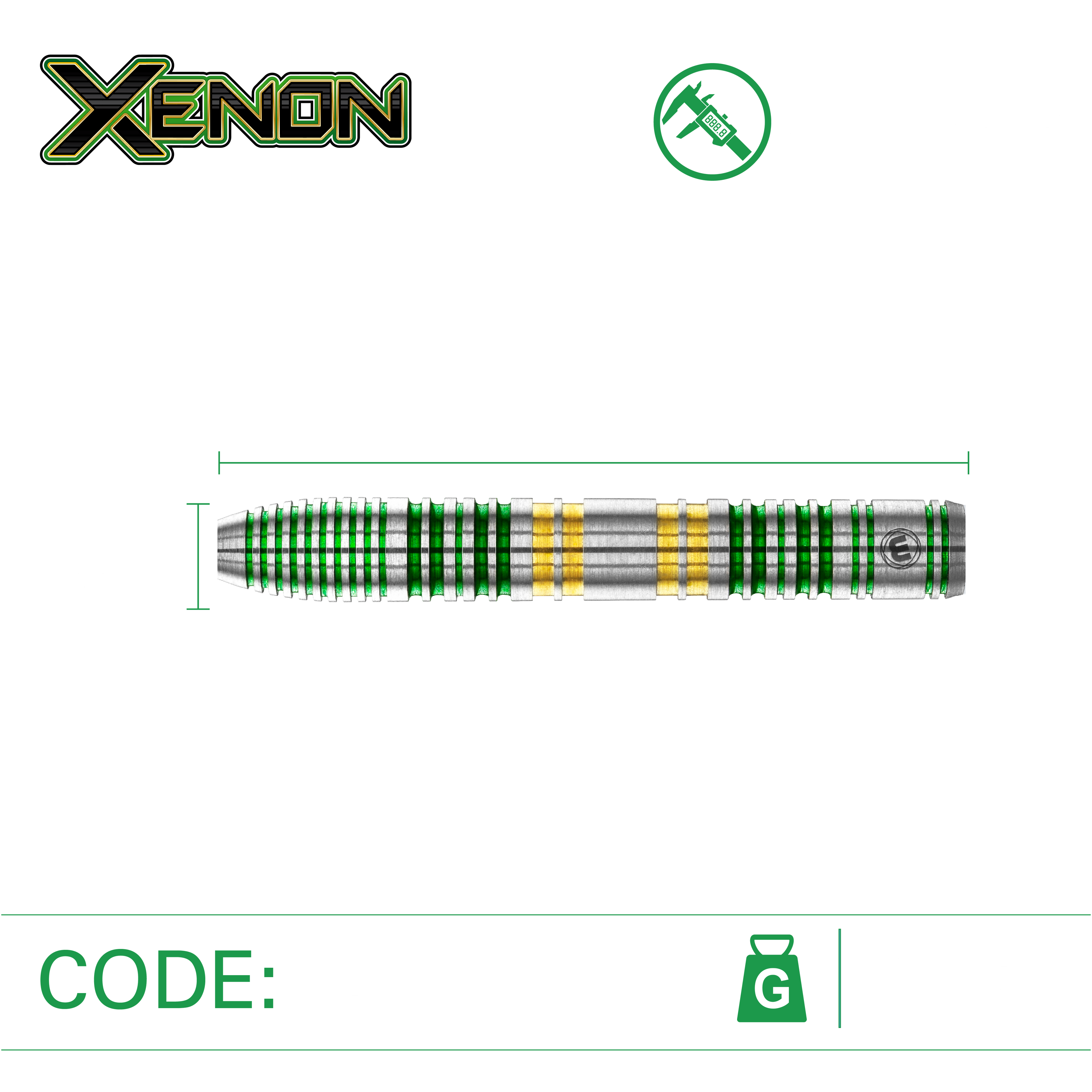 Winmau Xenon 90% Darts