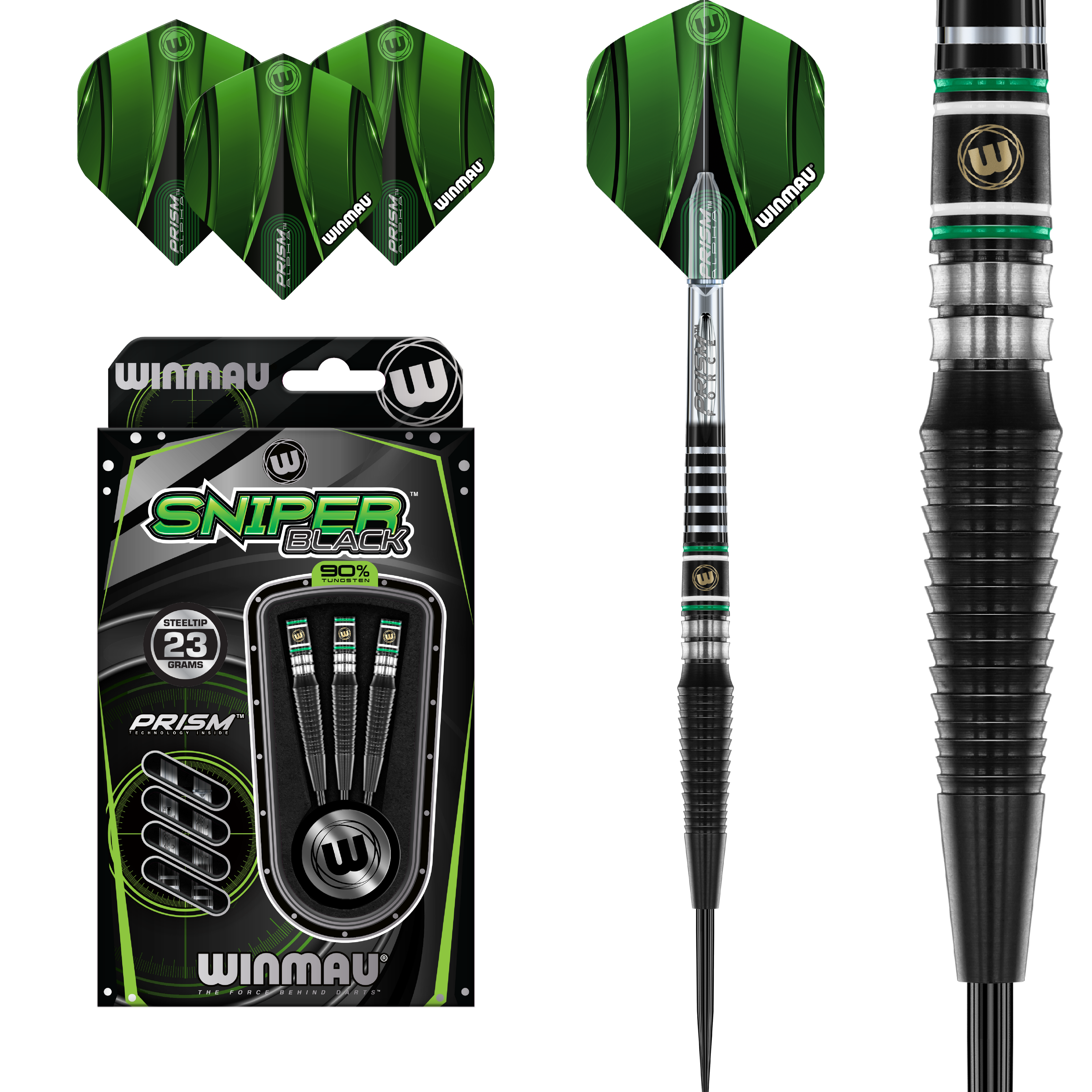 Winmau Sniper Black 90% Darts