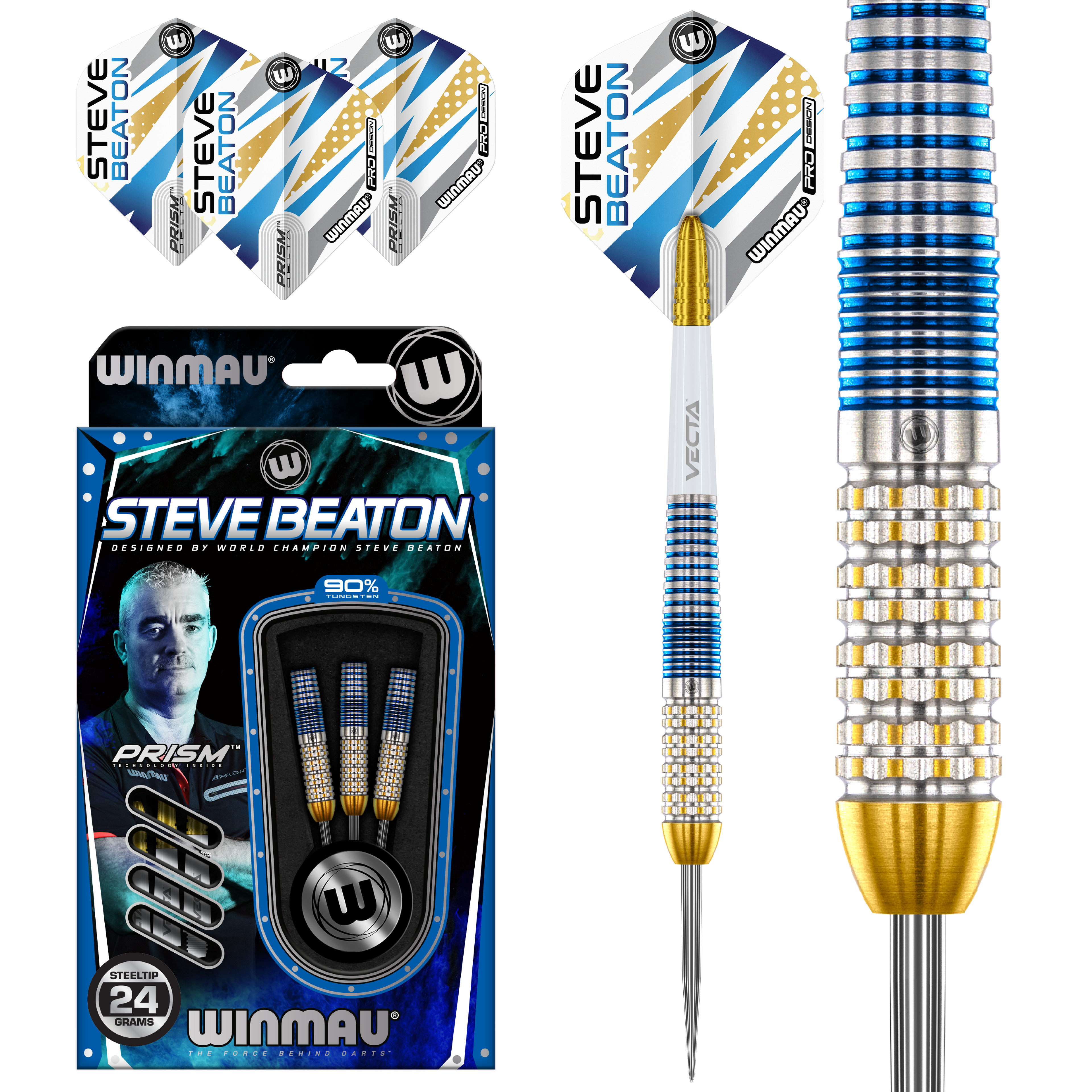 WINMAU Steve Beaton Legend Edition 90% Darts