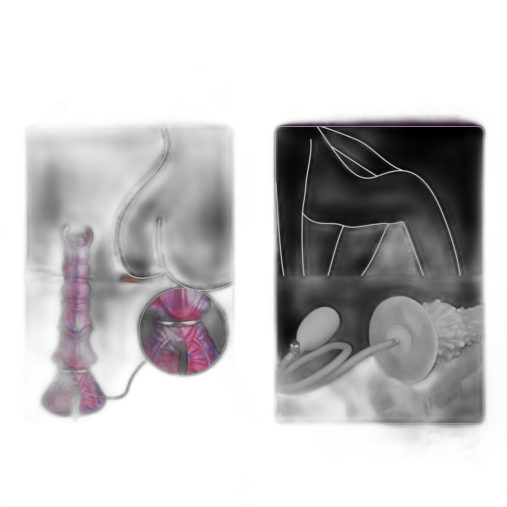 XenoGrub - 10.6 Inch Alien Ovipositor Dildo - Egg Laying Kink