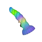 WistGlow – Fantasy Dildo – Spiral Texture & Glow-in-the-Dark Vibrating Dildo