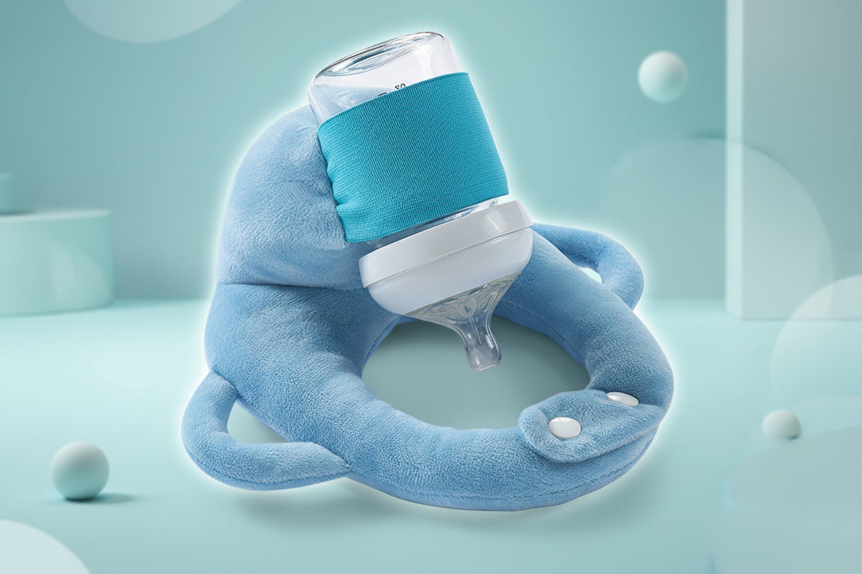 Infants Bottle Holder And Multi-functional Pillow
