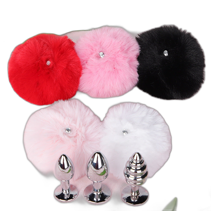 Lola - Bunny Tail Butt Plug - Metal Butt Plug - Anal Sex Toy