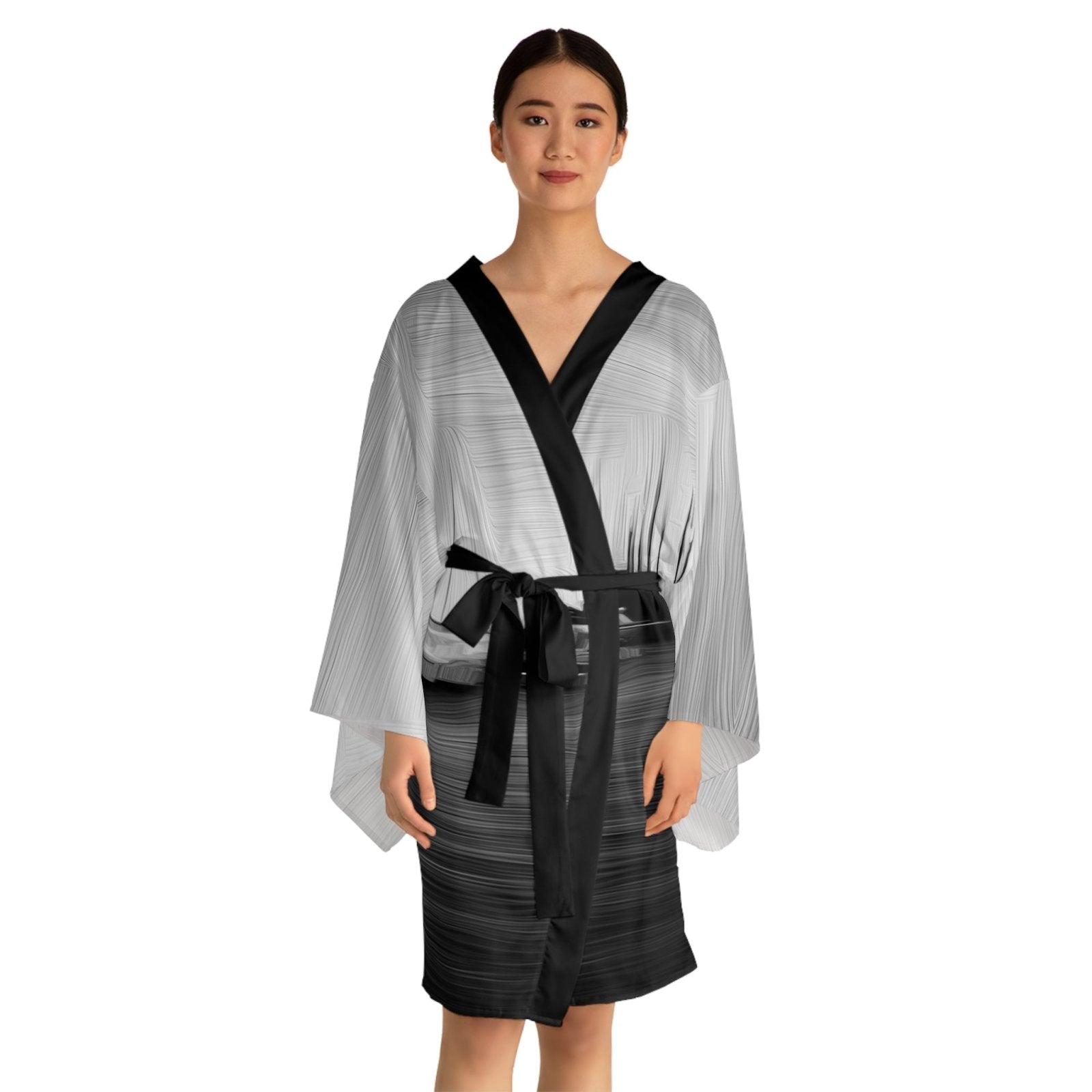 The Sleeping Yachts (at Night) - Womens Kimono Robe