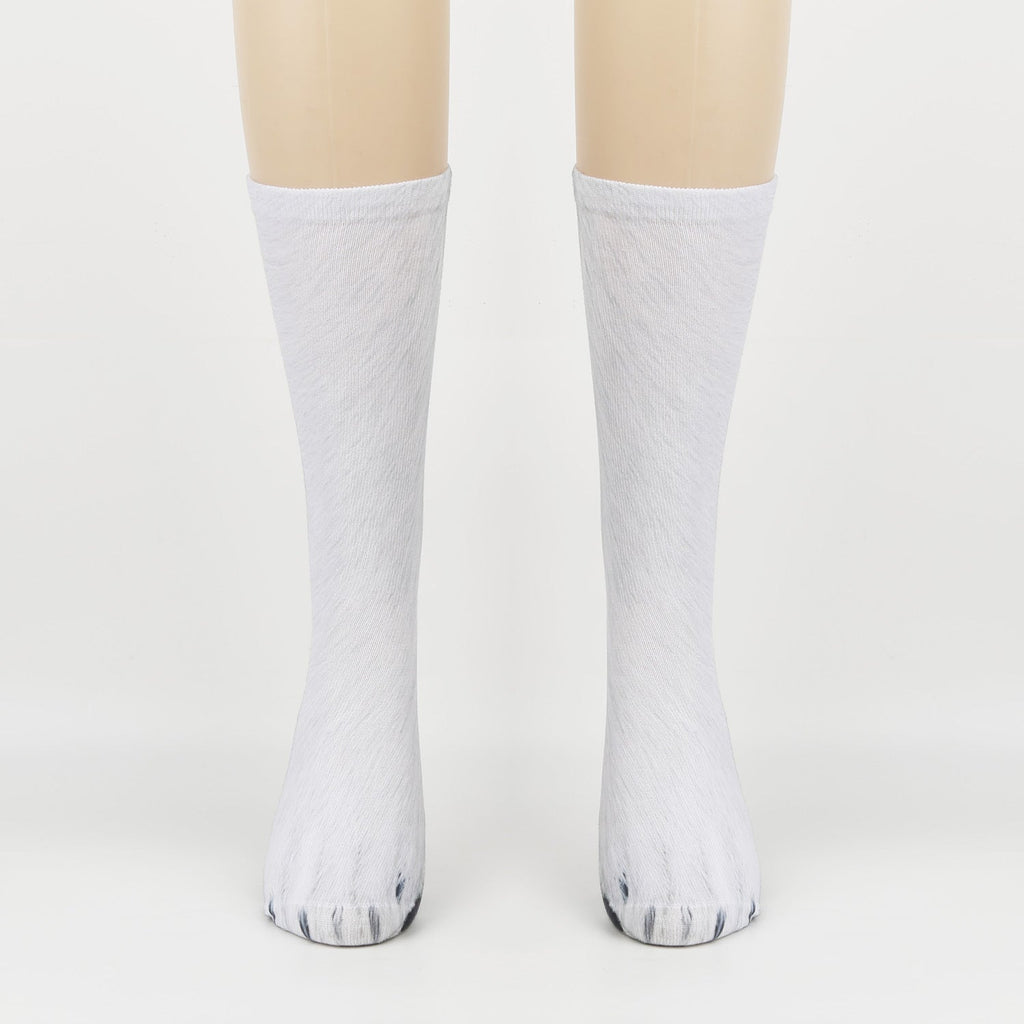 3D Animal Foot Print Socks Printed Socks
