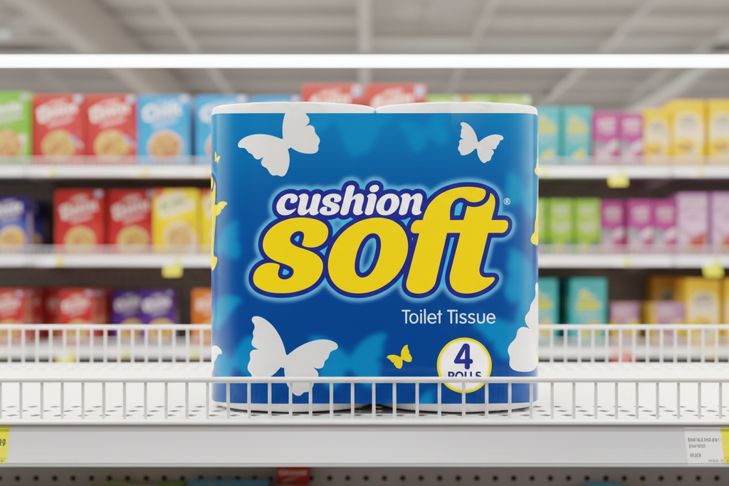 10 x Cushion Soft White 4 Roll