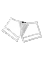2 Pack Men's Low-Rise Sexy Thong with U-Pouch and Fixed Thigh Straps