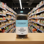 Steenbergs Organic Black Peppercorn Refill - 115g