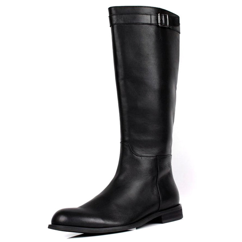 Long cowhide male Martin boots
