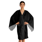 iSAW Womens Black Kimono Robe - iSAW Company