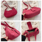 Fashion Trendy Textured One-shoulder Handbag
