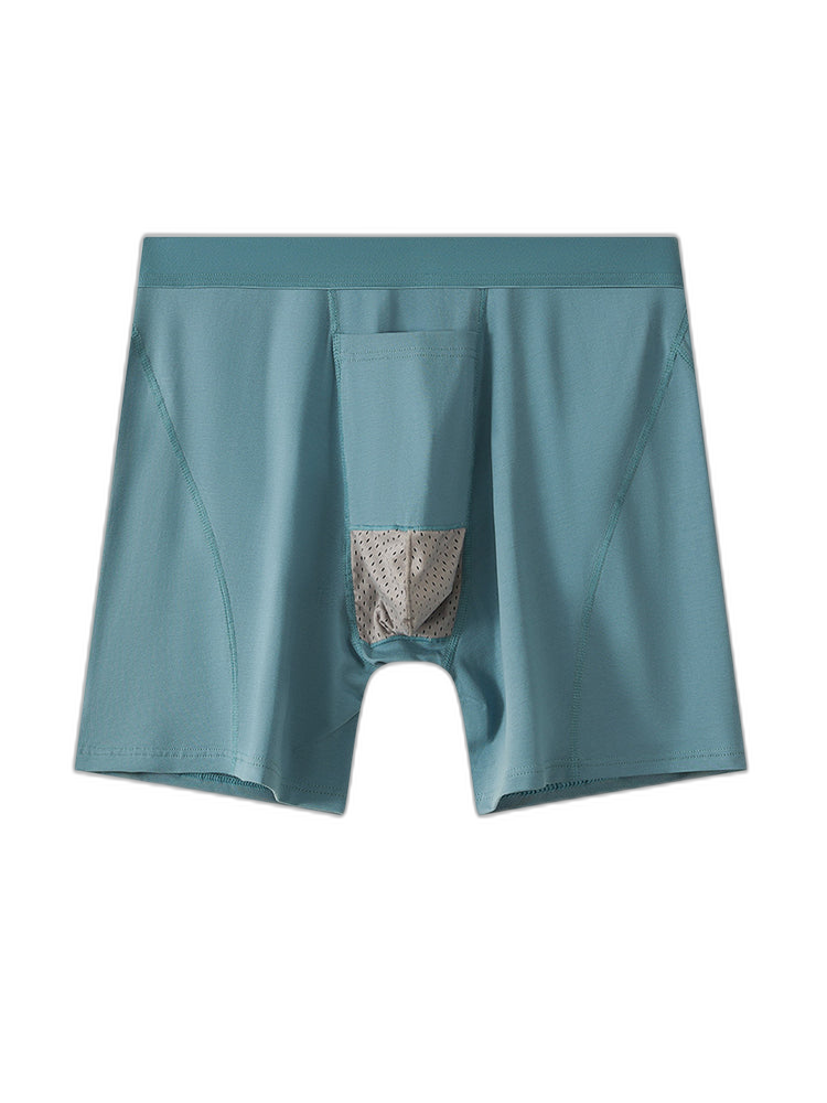 2 Pack Men's Gun Bullet Separation Casual Sports Breathable Cotton Mid-Rise Midway Briefs