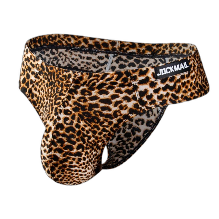 Jockmail Leopard Sizzle Thong