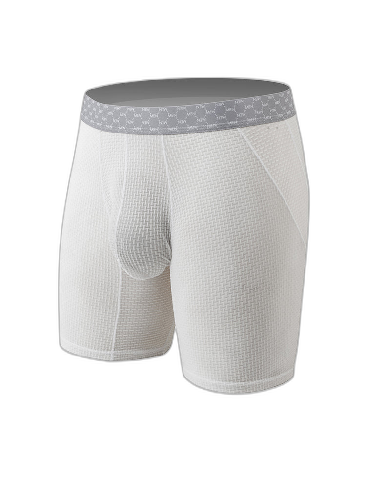 3 Pack Men's Anti-chafing Waffle Boxer Briefs