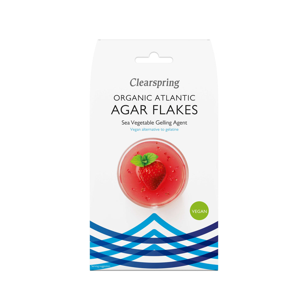 Clearspring Org Atlantic Agar Flakes - Gelling Agent - 30g