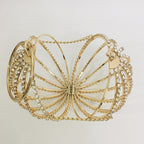 Hollow diamond ball bag dinner bag bird cage bun mother bag handbag