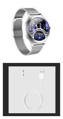 KW10 Pro Women's Smart Watch - Luxury Steel Fitness Tracker with Heart Rate Monitor