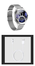 KW10 Pro Women's Smart Watch - Luxury Steel Fitness Tracker with Heart Rate Monitor