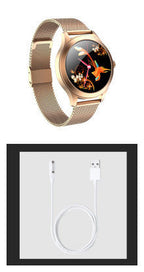KW10 Pro Women's Smart Watch - Luxury Steel Fitness Tracker with Heart Rate Monitor