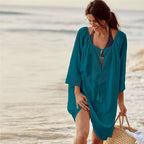 Oversized Loose Bikini Swimsuit Outer Coverall Beach Sunscreen Coverall