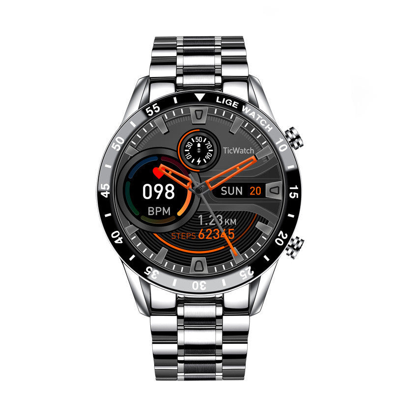 Premium Multifunctional Smart Watch - Bluetooth Call, Heart Rate & Blood Pressure Monitor - Waterproof Fitness Tracker