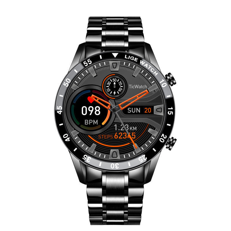 Premium Multifunctional Smart Watch - Bluetooth Call, Heart Rate & Blood Pressure Monitor - Waterproof Fitness Tracker