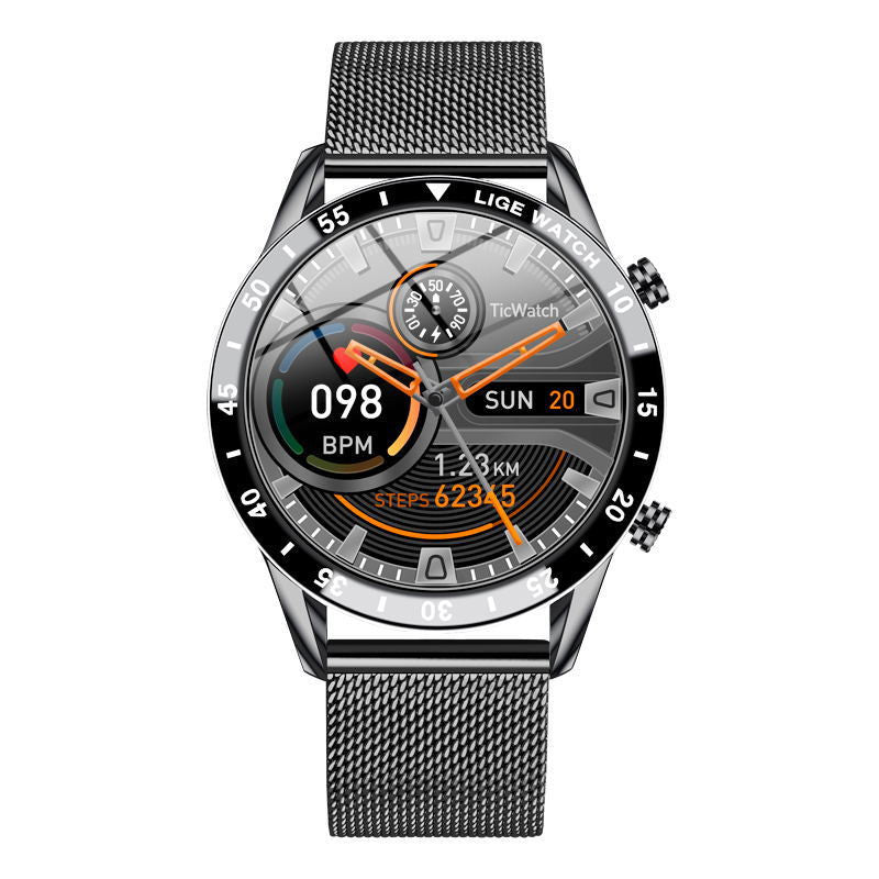 Premium Multifunctional Smart Watch - Bluetooth Call, Heart Rate & Blood Pressure Monitor - Waterproof Fitness Tracker