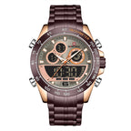 Lingxiang 9188 Men'S Watch Sports Electronic Watch Steel Band Quartz Men'S Watch Foreign Trade Watch