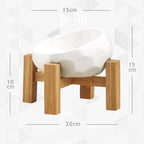 Ceramic Cat Food Bowl Protects The Cervical Spine