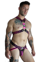 Breedwell Dickmatized Harness Neon Pink