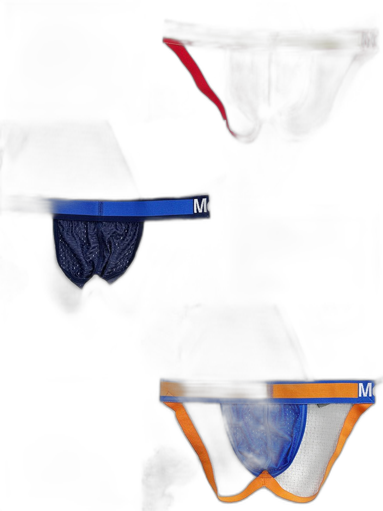 2 Pack Men's Sexy Hip-High Thongs