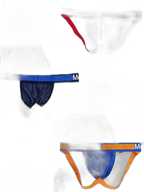 2 Pack Men's Sexy Hip-High Thongs