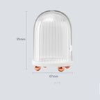 Birdcage Cosmetic Storage Box Beauty Egg Transparent Dustproof Makeup Sponge Organizer Minimalist Creative Home Office