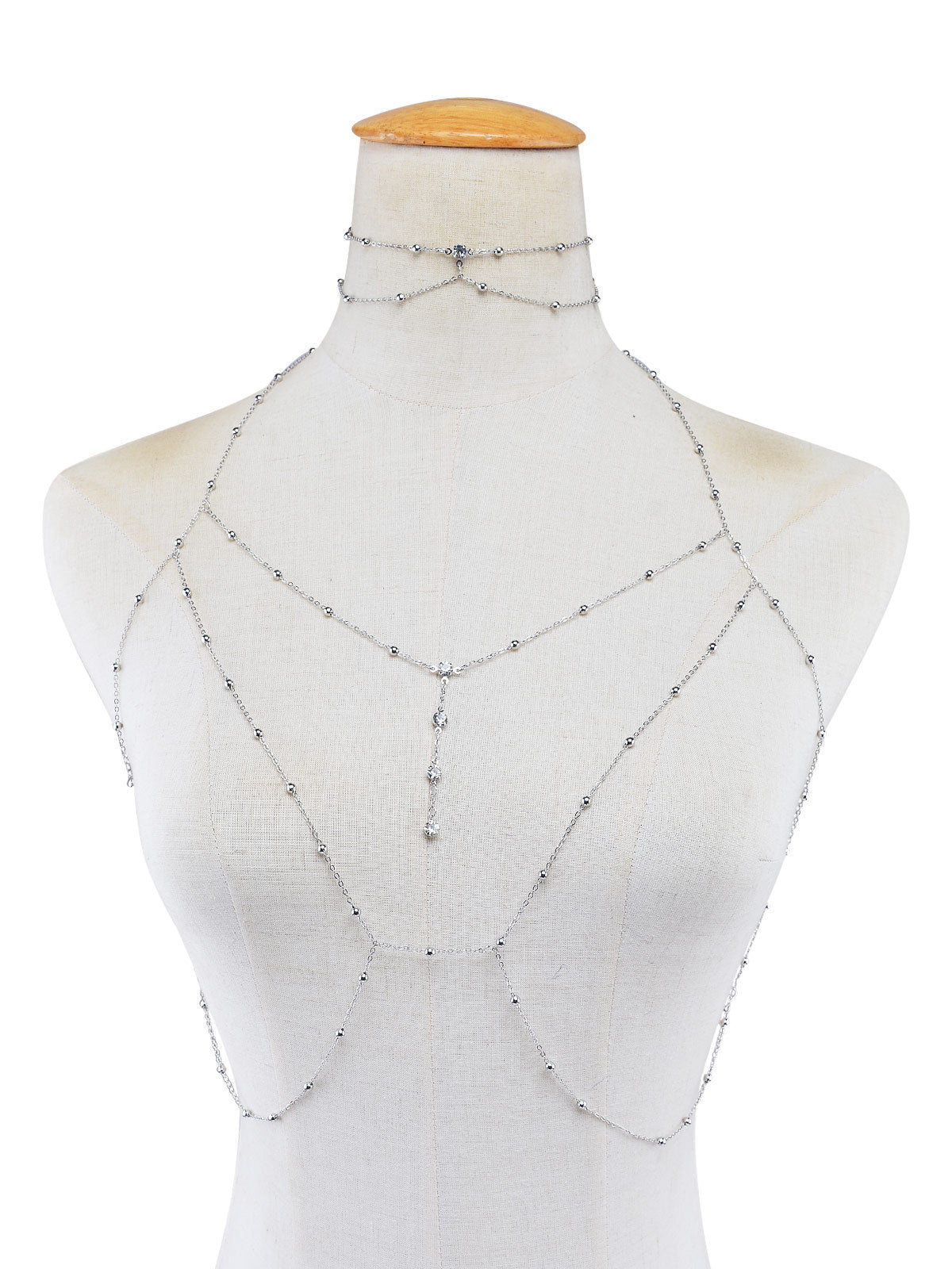 Rhinestone Tassel Body Jewellery