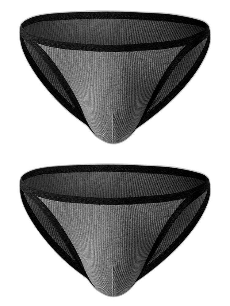 Men's Low-Rise Sexy U-Convex Thong And Briefs