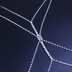 Rhinestone Body Chain Beauty Body Sexy Bikini Breast Chain European And American Beach Jewelry Women