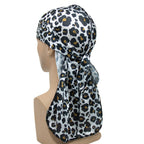 Velvet Leopard Long Tail Pirate Hat