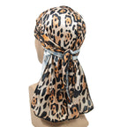 Velvet Leopard Long Tail Pirate Hat